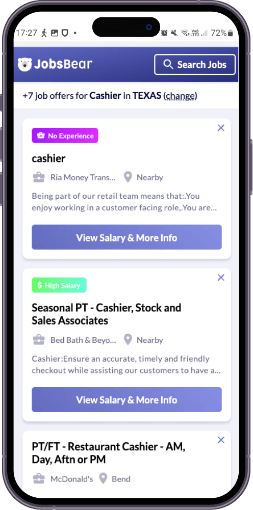 Jobs Bear app image